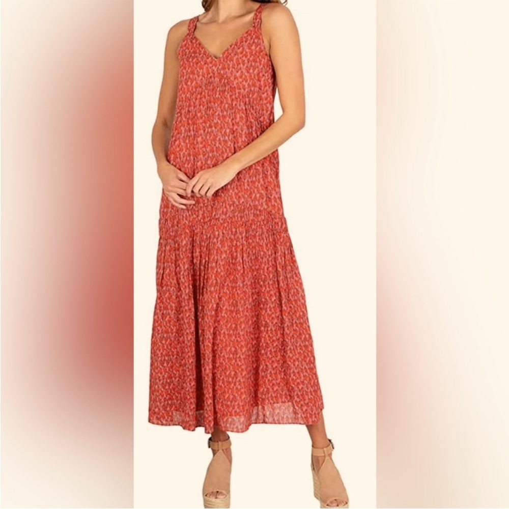 NWT Joie Vibrant Red Maxi Dress Size XXL - Picture 1 of 7